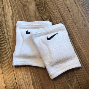 White Nike Volleyball Knee Pads